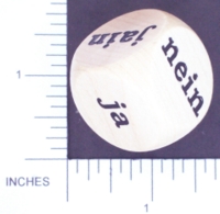 Dice : WOOD D6 DECISION 06