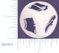 Dice : WOOD D6 DECISION 07