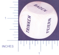 Dice : WOOD D6 DECISION 08