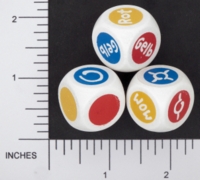Dice : WOOD D6 RAVENSBURGER 07 COLORS