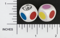 Dice : WOOD D6 RAVENSBURGER 08 COLORS