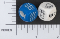 Dice : WOOD D6 RAVENSBURGER 12 ANIMALS