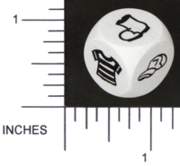 Dice : WOOD D6 RAVENSBURGER 20 CLOTHING