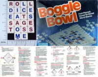 Dice : WOOD PARKER BROTHERS BOGGLE BOWL 01