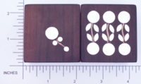 Dice : WOOD UNKNOWN 29 MOTHER OF PEARL