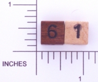 Dice : WOOD UNKNOWN 31